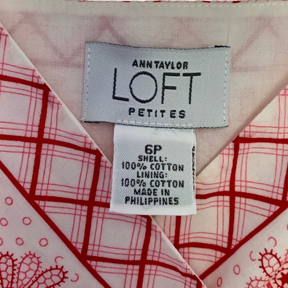 LOFT Petite Bandana Cami Size 6P - Picture 10 of 13